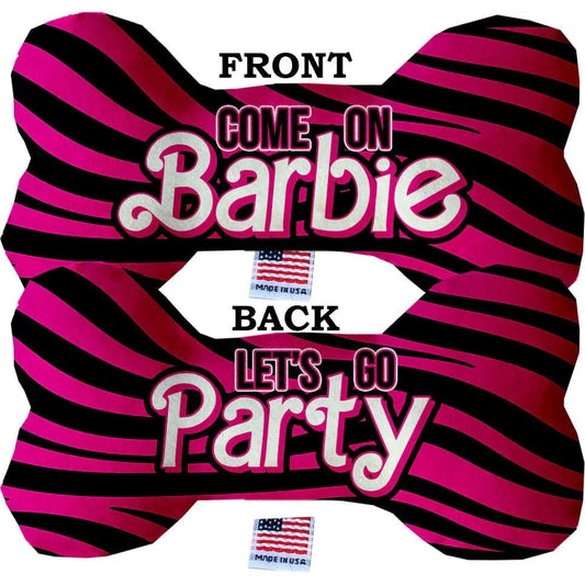 Let’s Go Party - Plush Double-Sided Dog Toy - Plush Dog Toy