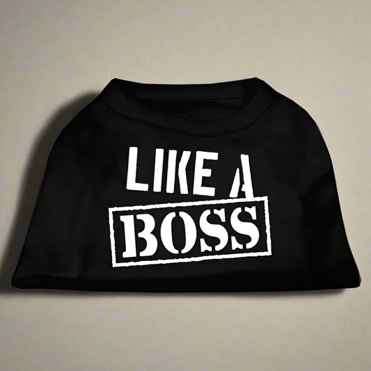 Like a Boss Screen Print Pet Shirt - 3-6 Lbs. - Outlet