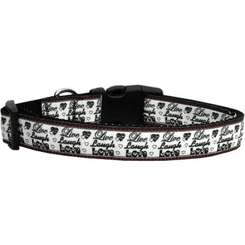 Live Laugh and Love Nylon Dog Collars & Leashes - Dog