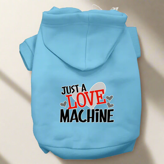 Love Machine Dog Hoodie - Pet Hoodies