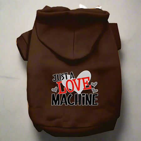 Love Machine Dog Hoodie - Pet Hoodies
