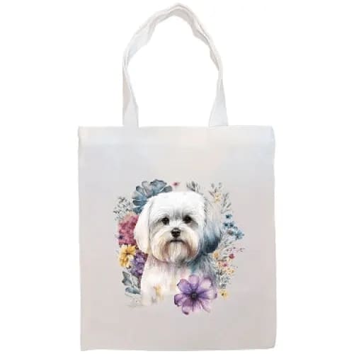 Maltese Canvas Tote Bag - Tote Bag