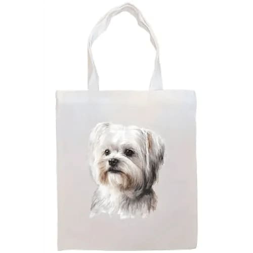 Maltese Canvas Tote Bag - Tote Bag