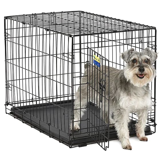 MidWest Contour Wire Dog Crate Single Door - Dog Crates
