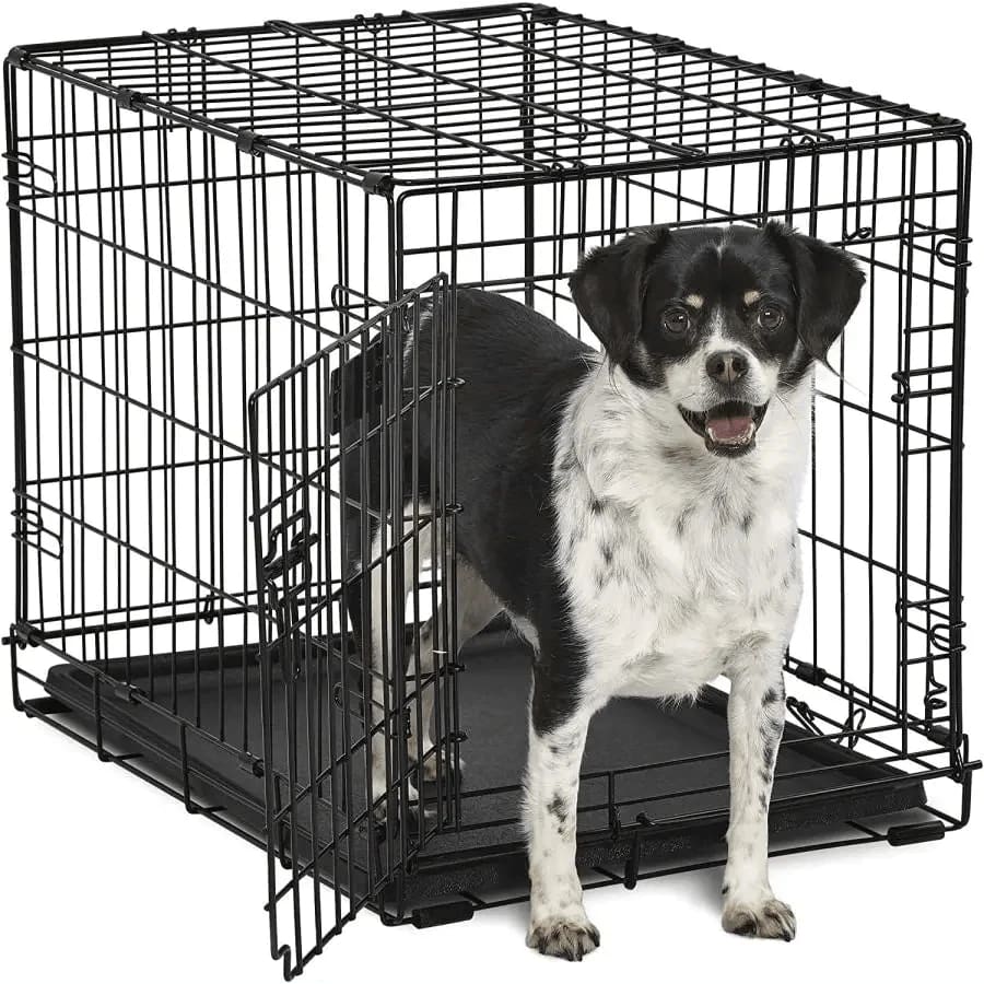 MidWest Contour Wire Dog Crate Single Door - Dog Crates