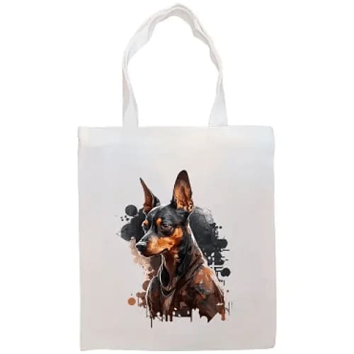 Miniature Pinscher Canvas Tote Bag - Tote Bag
