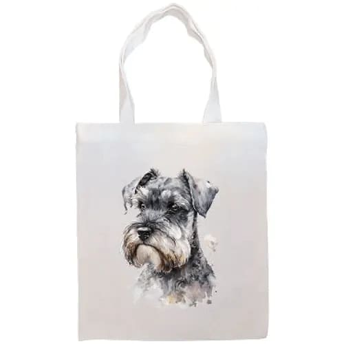 Miniature Schnauzer Canvas Tote Bag - Tote Bag