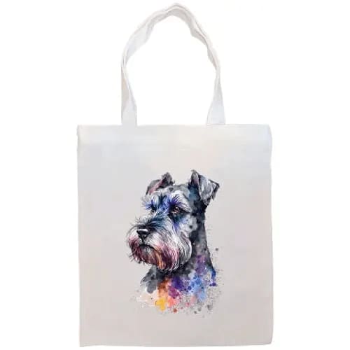 Miniature Schnauzer Canvas Tote Bag - Tote Bag