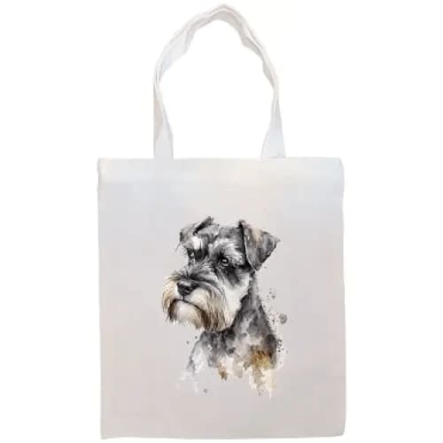 Miniature Schnauzer Canvas Tote Bag - Tote Bag