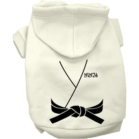 Ninja Screen Print Pet Hoodie - Screen Print Hoodies