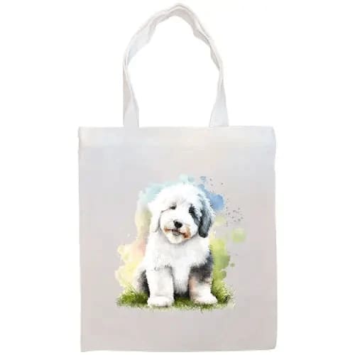 Old English Sheepdog Canvas Tote Bag - Tote Bag