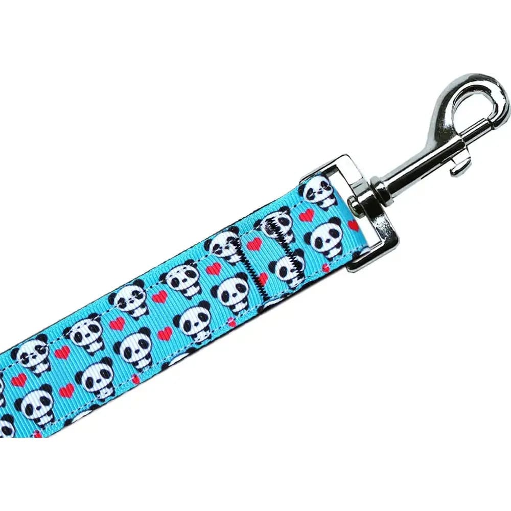 Panda Love Nylon Dog Collar & Leash - Dog Collars - Nylon
