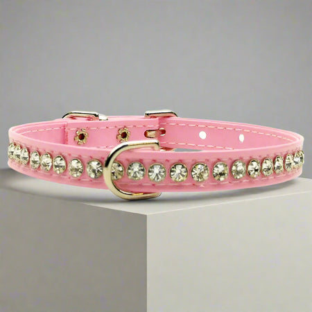 Patent Jewel Beverly Dog Collar - Dog Collars - Patent