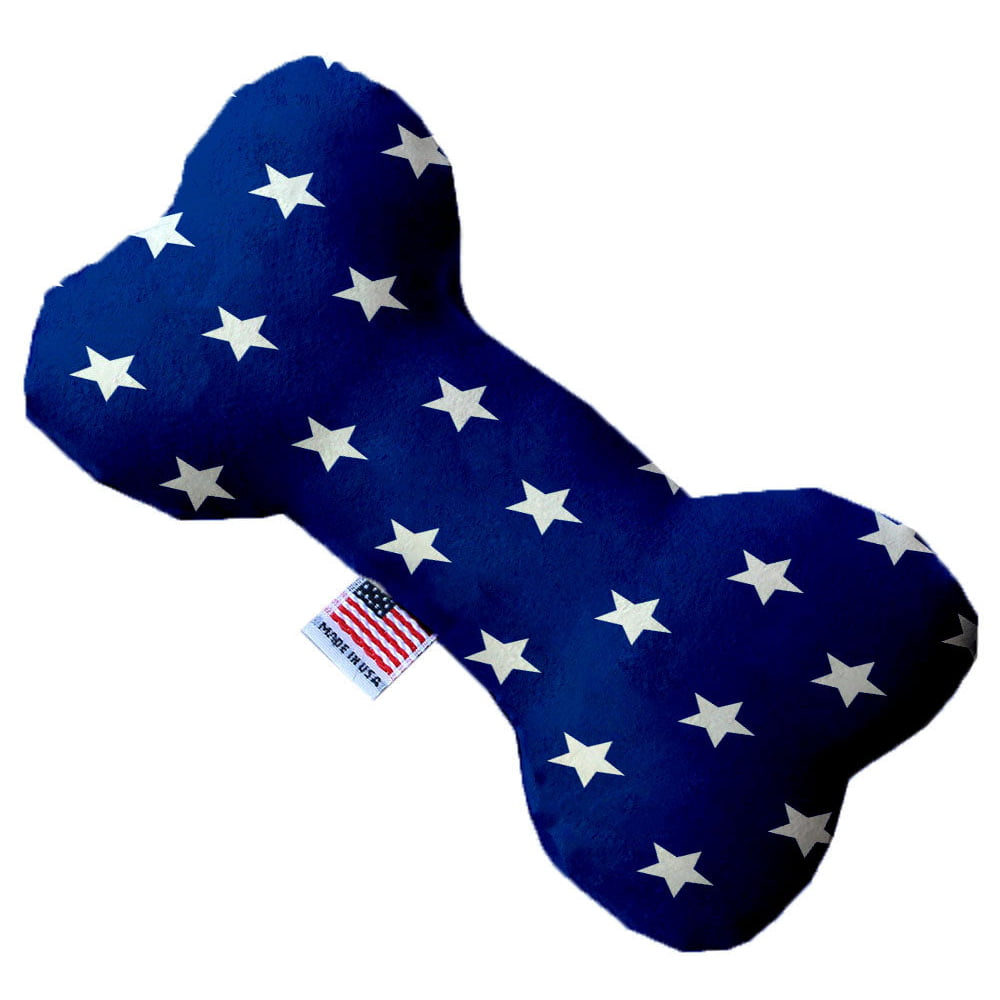 Patriotic Plush Dog Toys - Made in USA Bone Toy