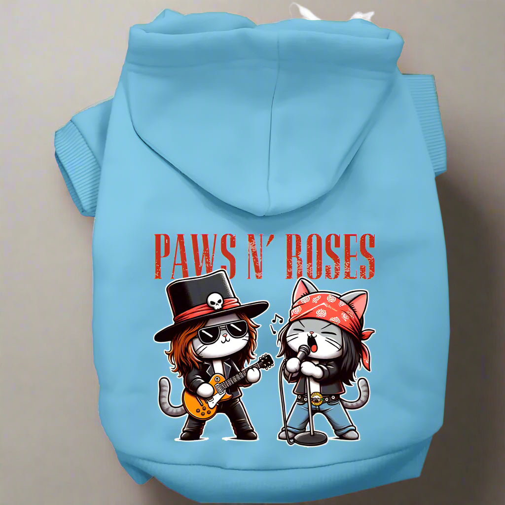 Paws N’ Roses Pet Hoodie - Pet Hoodies