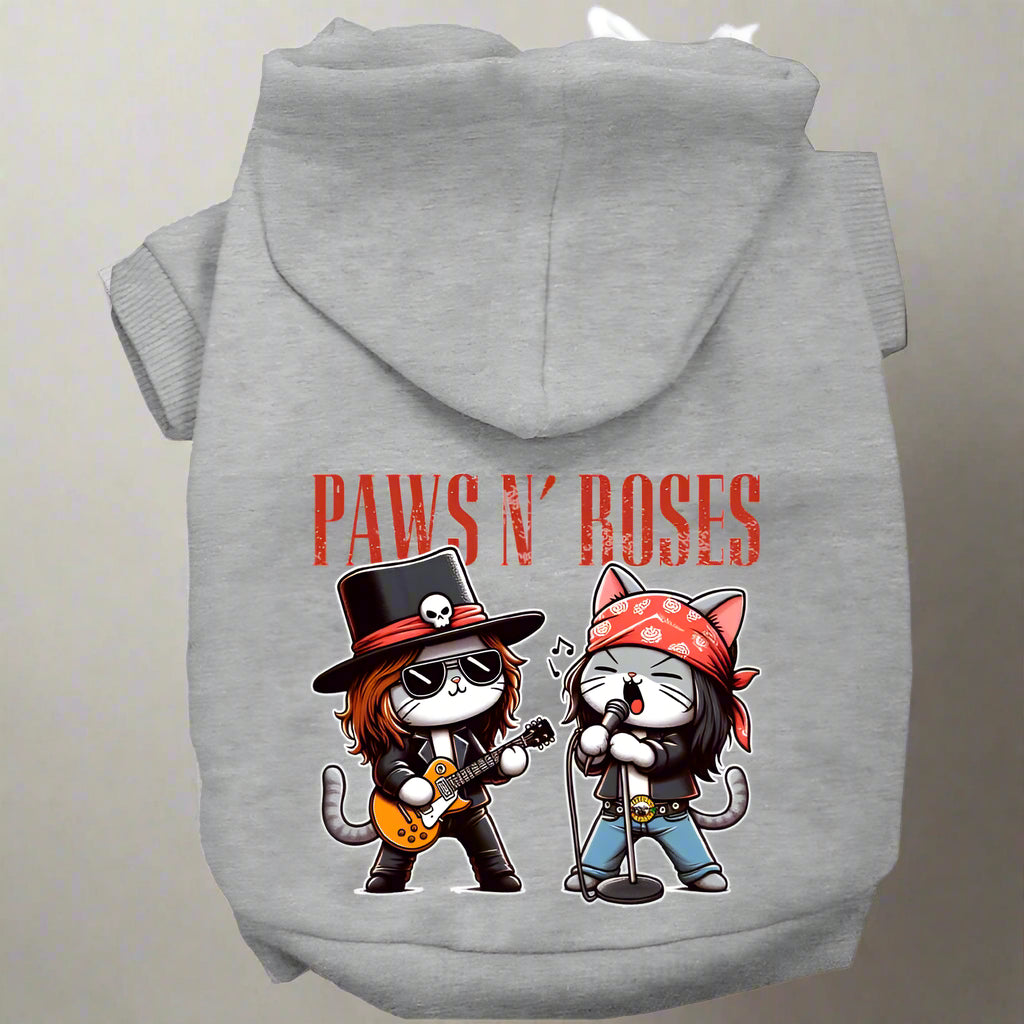 Paws N’ Roses Pet Hoodie - Pet Hoodies