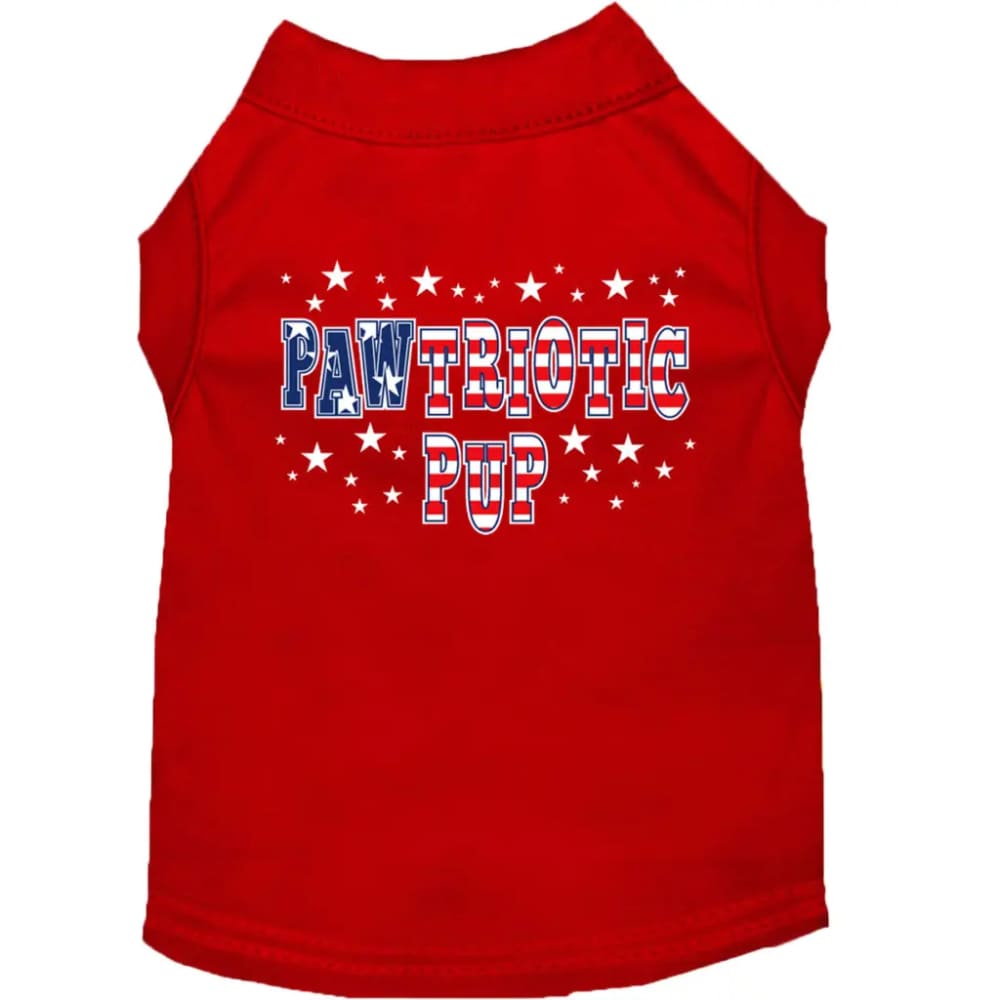 Pawtriotic Pup Dog Shirt - Pet Shirt