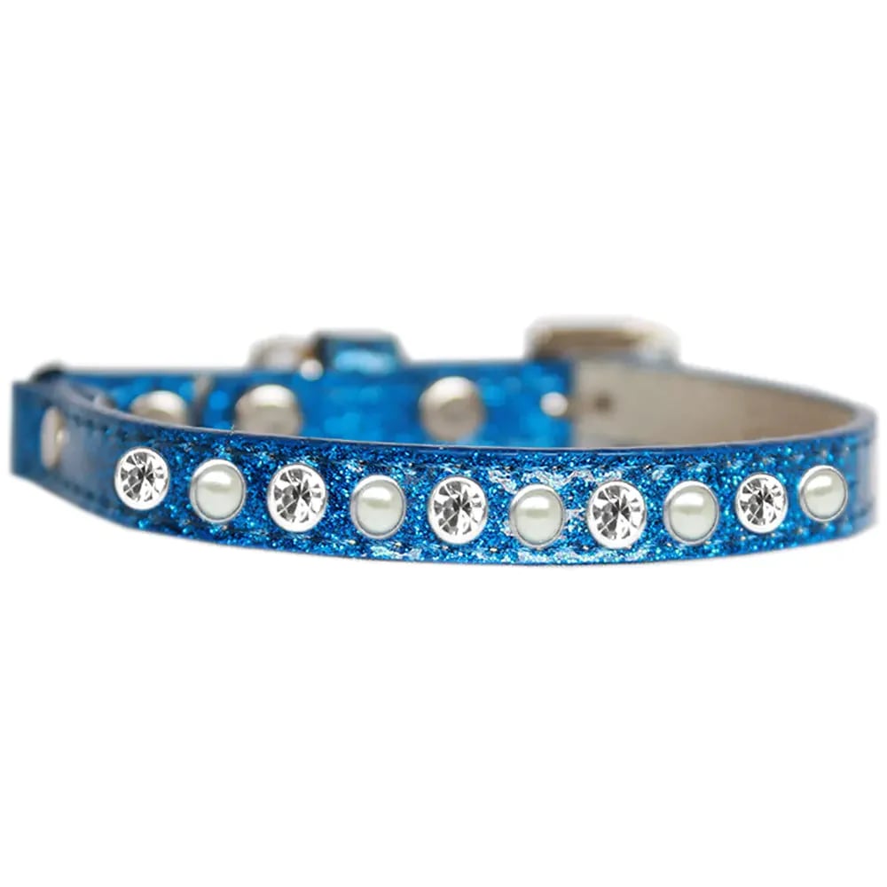 Pearl And Clear Jewel Ice Cream Cat Safety Collar - Cat