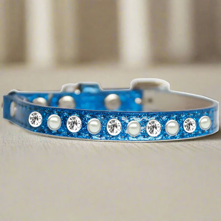 Pearl And Clear Jewel Ice Cream Cat Safety Collar - Cat