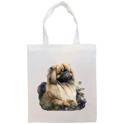 Pekingese Canvas Tote Bag - Tote Bag