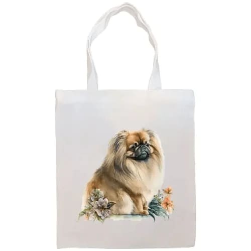 Pekingese Canvas Tote Bag - Tote Bag
