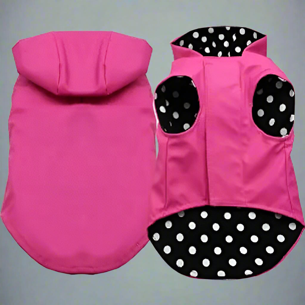 Pet Raincoat Bright Pink - Raincoat