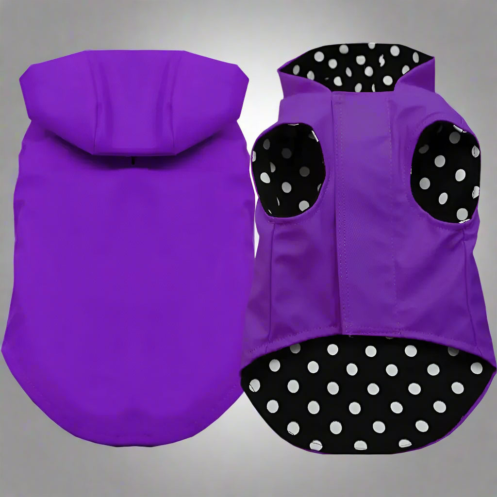 Pet Raincoat Purple - Raincoat