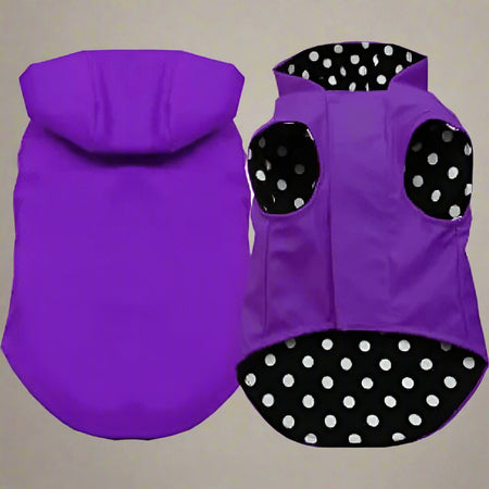 Pet Raincoat Purple - Pet Raincoat