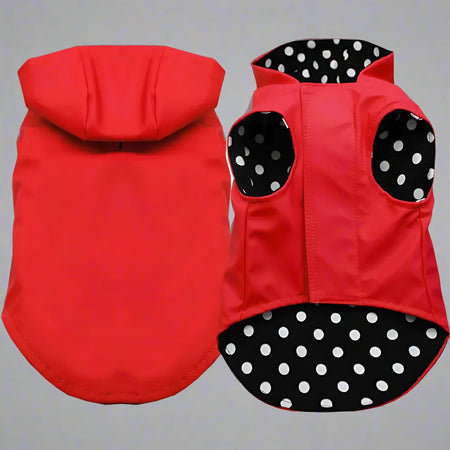 Pet Raincoat Red - Pet Raincoat