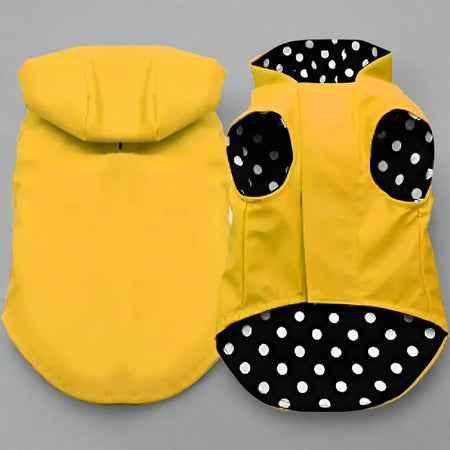 Pet Raincoat Yellow - Pet Raincoat