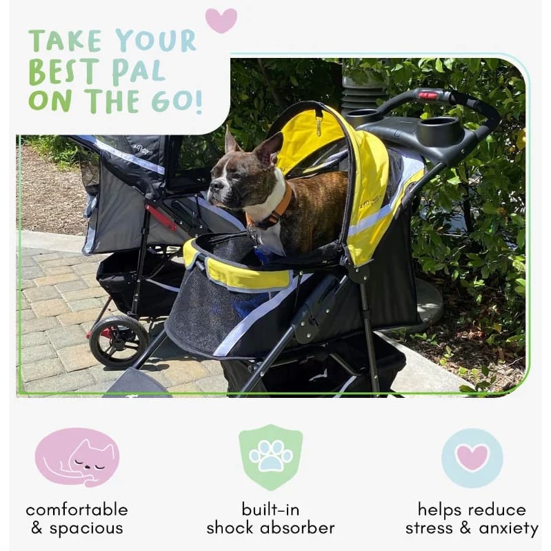 Petique Revolutionary Pet Stroller for Dogs and Cats