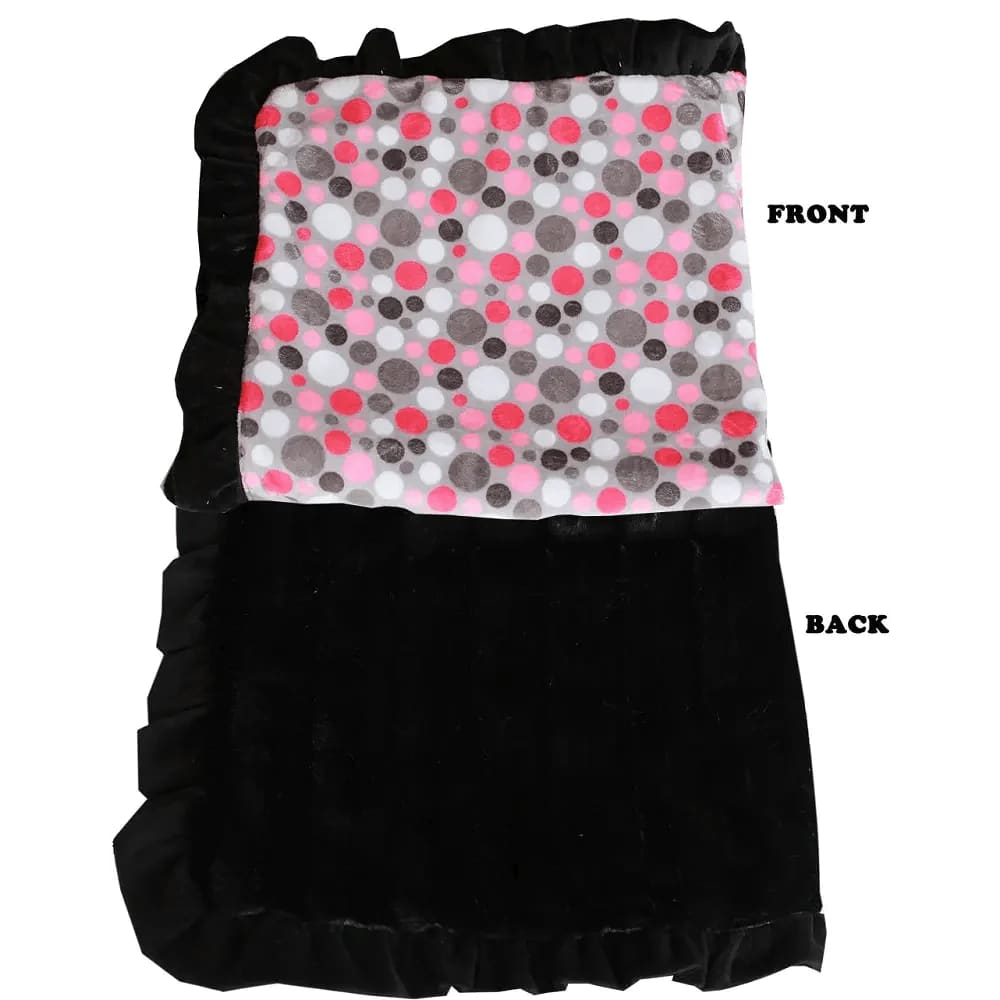 Pink Party Dots Pet Blanket