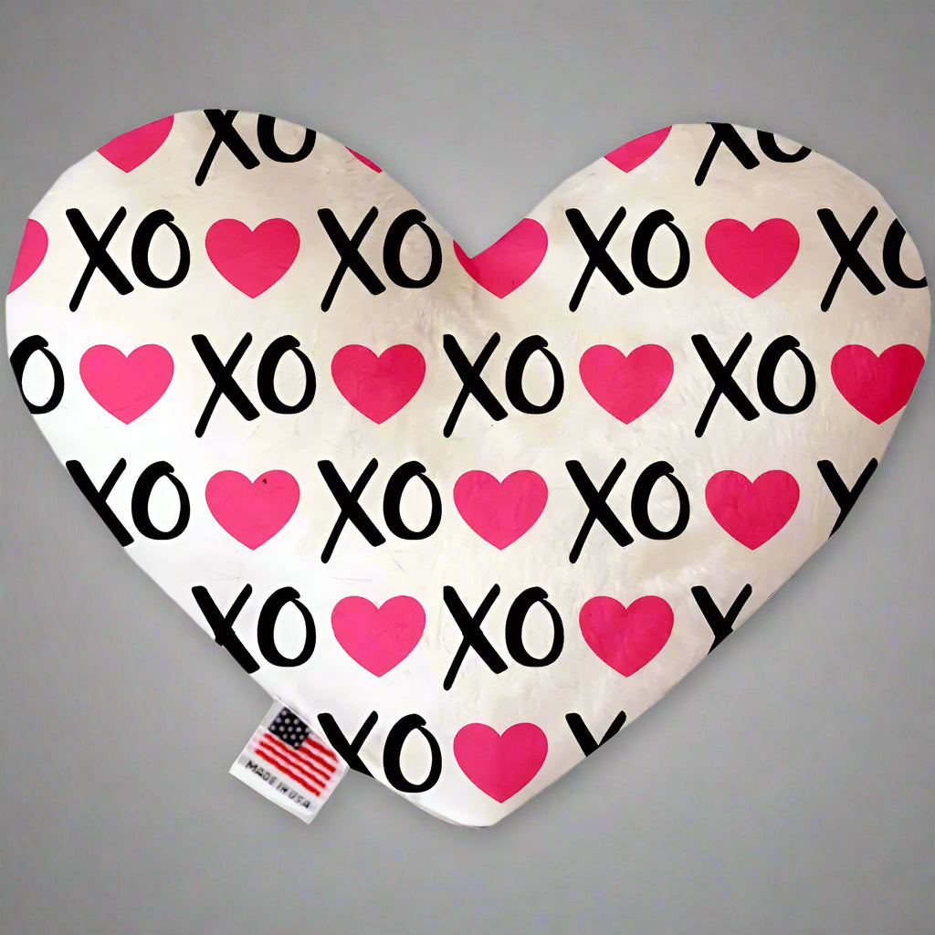 Pink XOXO Heart Dog Toy - Heart Dog Toys