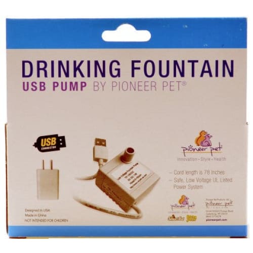 Pioneer Pet Drinking Fountain Pump USB Plug