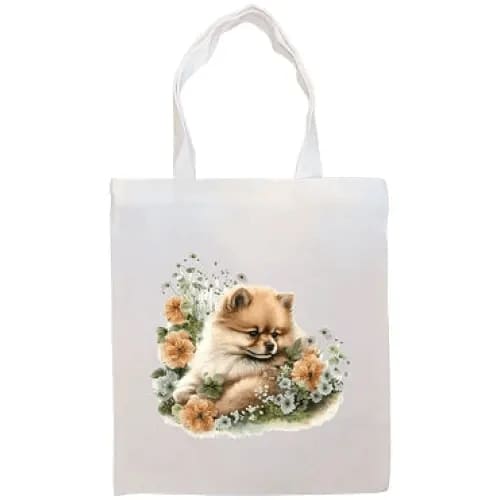 Pomeranian Canvas Tote Bag - Tote Bag