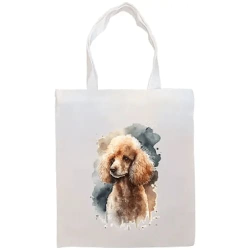 Poodle Canvas Tote Bag - Tote Bag