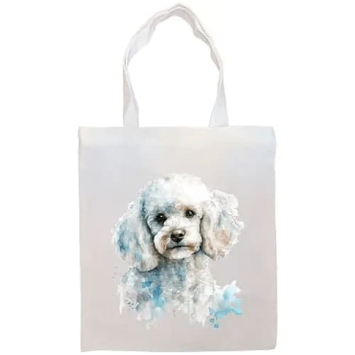 Poodle Canvas Tote Bag - Tote Bag