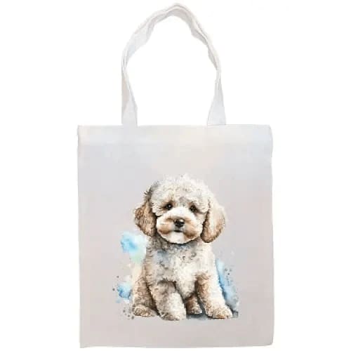 Poodle Canvas Tote Bag - Tote Bag