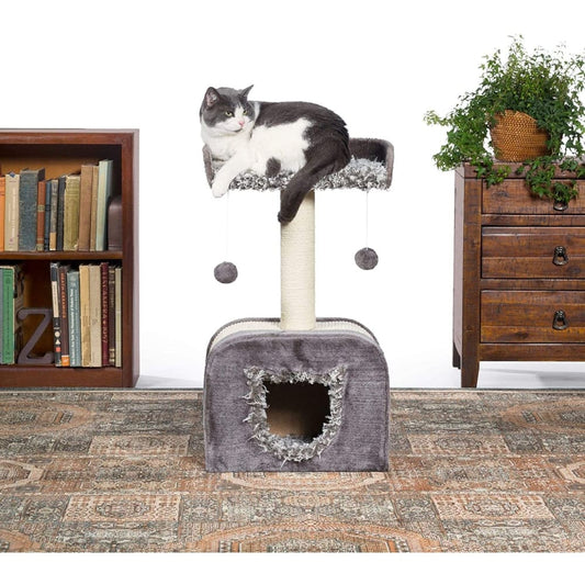 Prevue Pet Products Kitty Power Paws Shag Hideaway - Cat