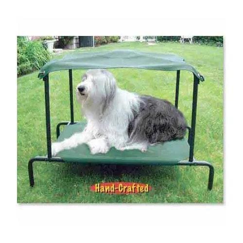 Puppywalk Breezy Bed Outdoor Dog Bed Green - Elevated