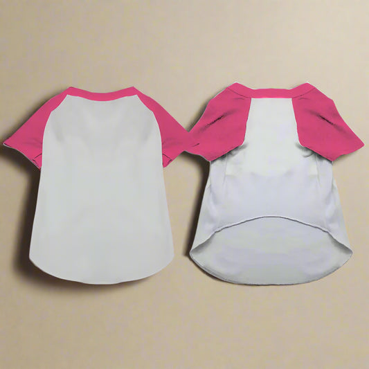 Raglan Baseball Pet Shirt - Pet Shirt