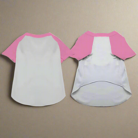 Raglan Baseball Pet Shirt - Pet Shirt