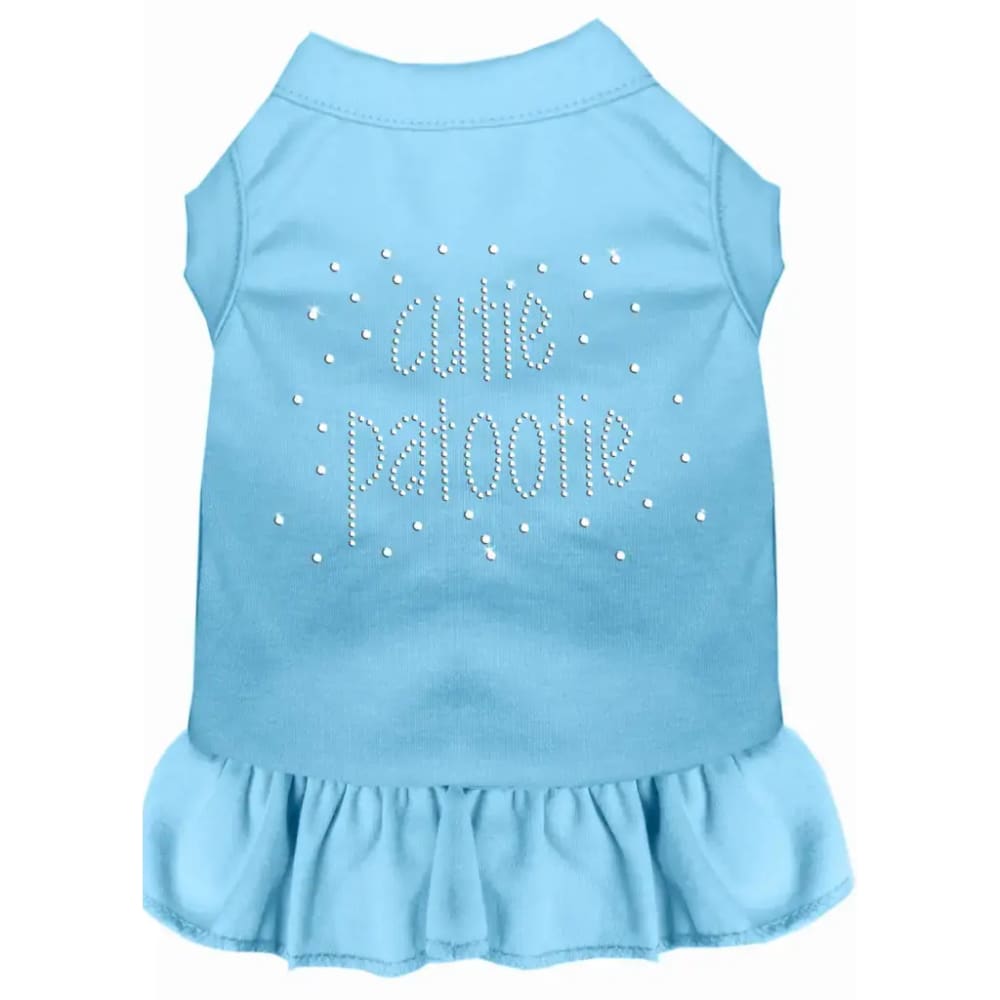 Rhinestone Cutie Patootie Pet Dress - Pet Dress
