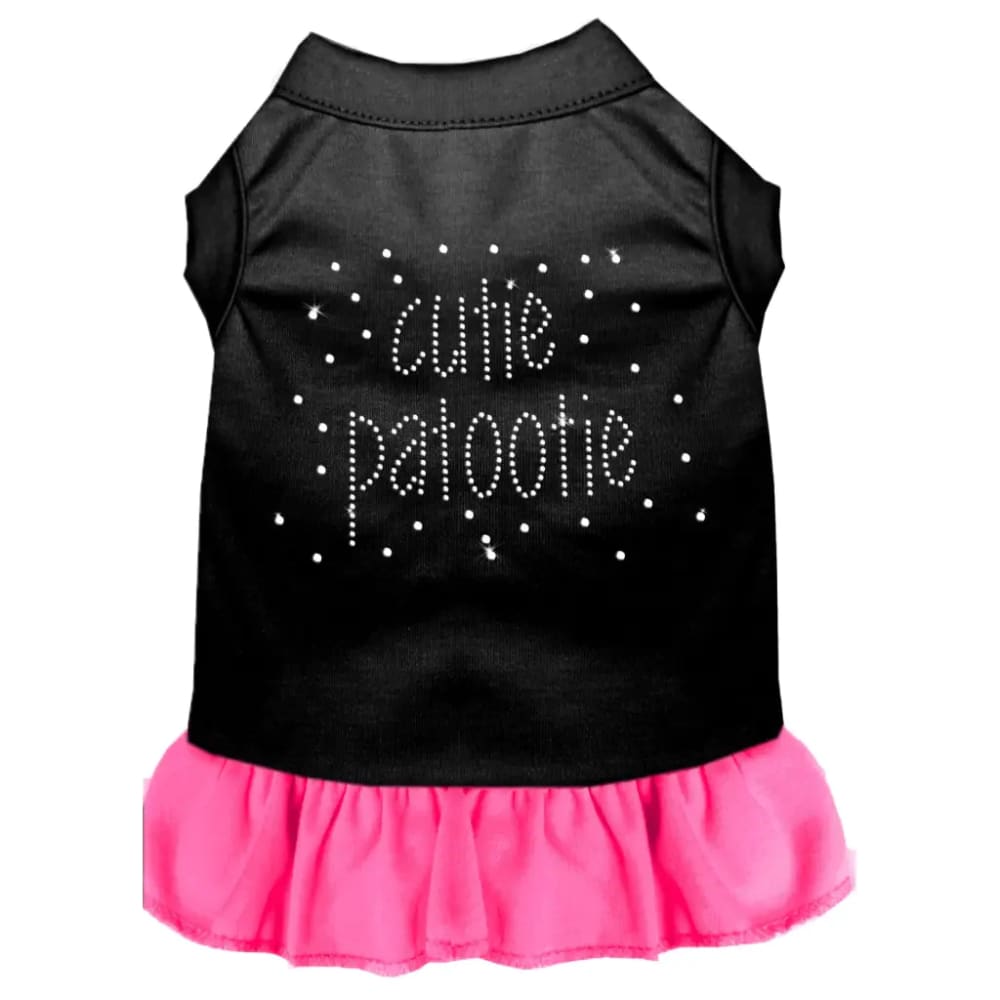 Rhinestone Cutie Patootie Pet Dress - Rhinestone Dresses