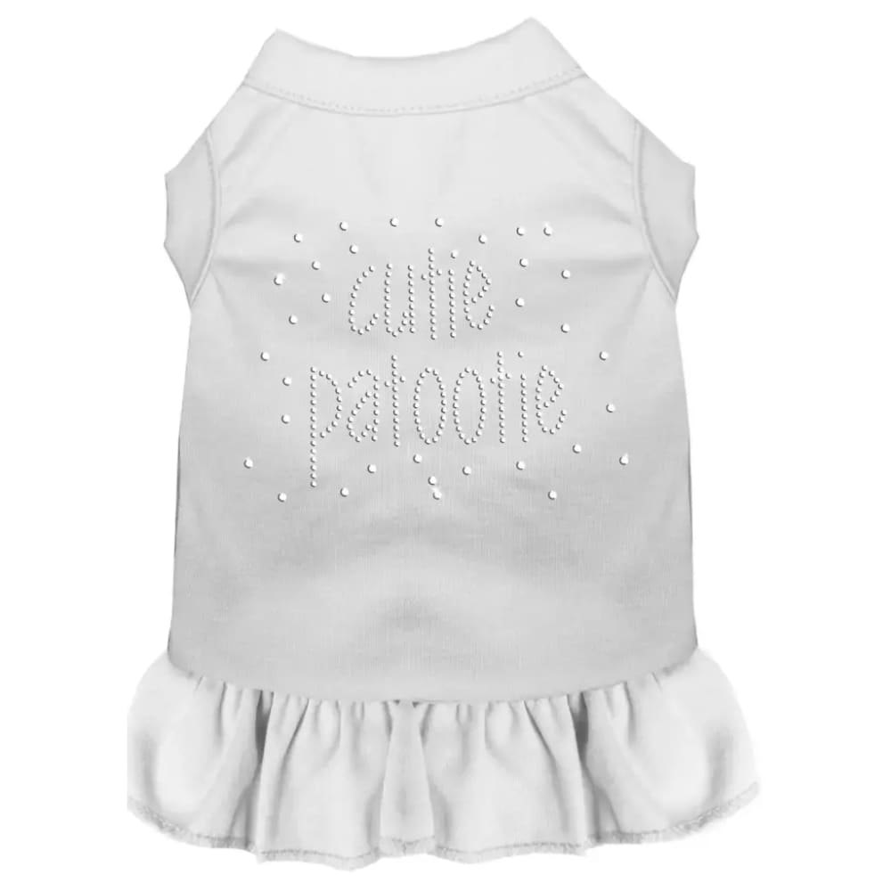 Rhinestone Cutie Patootie Pet Dress - Pet Dress