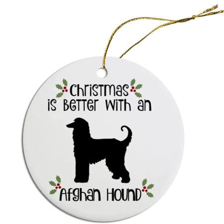 Afghan Hound Christmas Ornaments - Ornaments