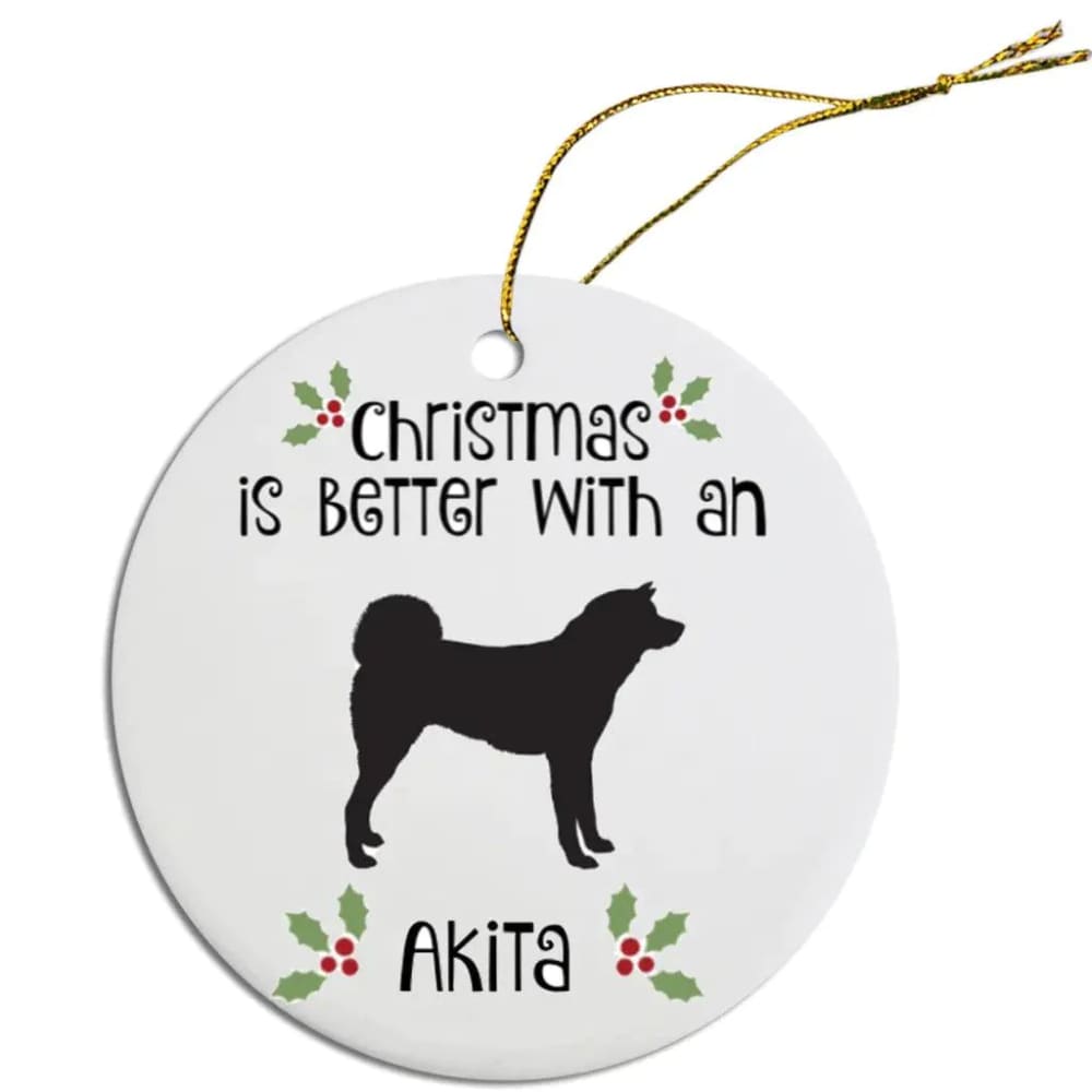 Akita Christmas Ornaments - Ornaments