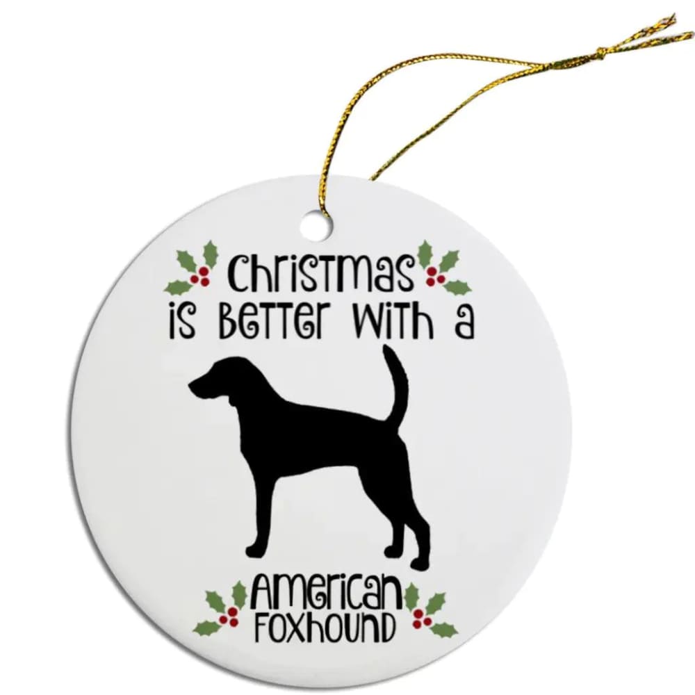 American Foxhound Christmas Ornaments - Ornaments
