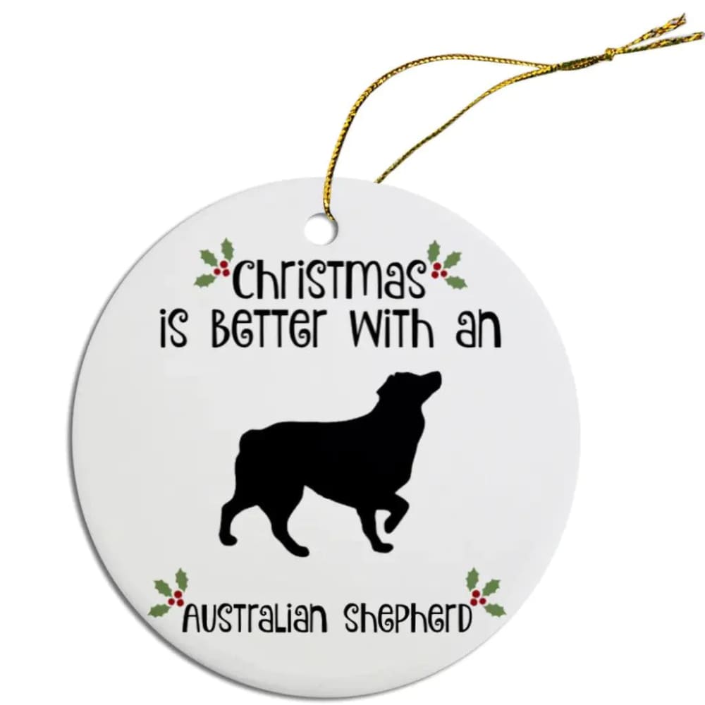Australian Shepherd Christmas Ornaments - Ornaments