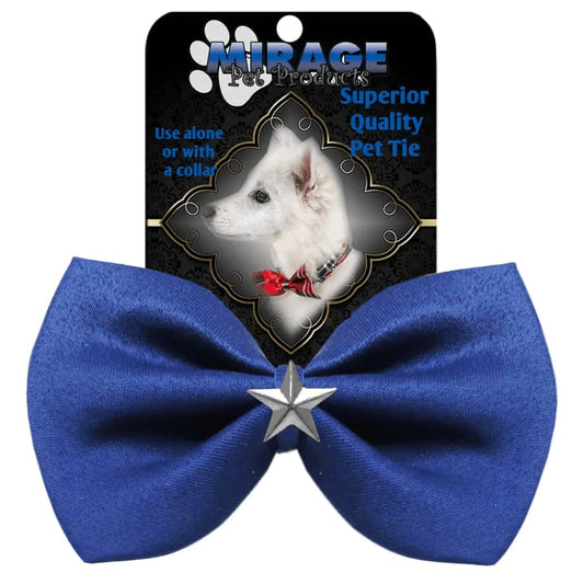 Silver Star Widget Pet Bowties - Pet Bow Tie